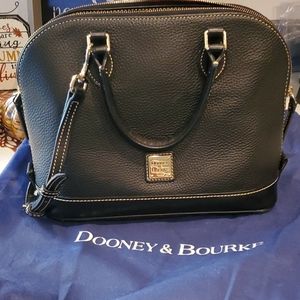 Dooney & Bourke Pebble Grain Zip Zip Satchel